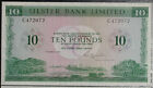1976 aUNC 10 GBP Ulster Bank Belfast Irlandia Północna Hamilton -{ C472072 }-