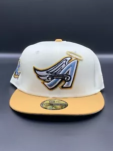 Anaheim Angels 40th Anniversary New Era 7 1/2 Cream Blue Gold W/pin - Picture 1 of 6
