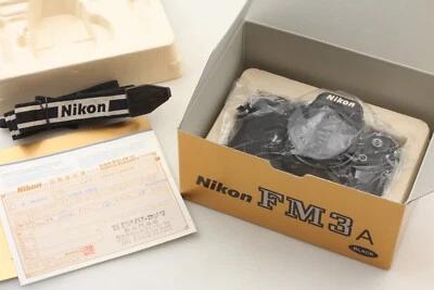 【MINT+++ in BOX】 Nikon FM3A Black 35mm SLR Film Camera Body + Strap From JAPAN - Image 1 of 4