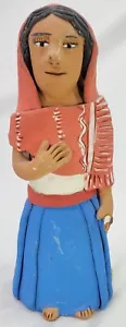 Vintage Josefina Aguilar Figurine - Muñecas - Hand Made In Oaxaca Mexico - Picture 1 of 4