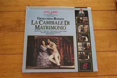 GIOACCHINO ROSSINI - LA CAMBIALE DI MATRIMONIO LASERDISC [NEW SEALED] NVC ARTS - Image 1 of 4