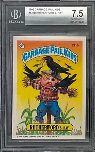 1986 Garbage Pail Kid Rutherford B.Hay 131b Beckett 7.5 - Picture 1 of 2