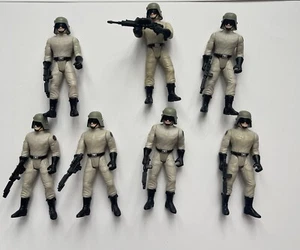 Star Wars Action Figure AT-ST Driver Power of the Force 1997 Figure Lot w/ Guns - Picture 1 of 7