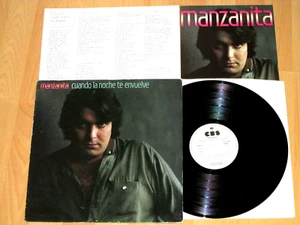 LP Manzanita Los Chorbos Cuando La Noche Te Envuelve - Disco Promocional + Info - Foto 1 di 4