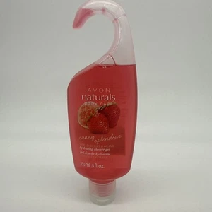 Avon Naturals Sunny Splendor Strawberry & Guava Hydrating Shower Gel 5 Oz NOS - Picture 1 of 5