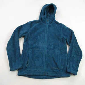 Marmot Jacket Girls Medium Long Sleeve Pockets Lightweight Blue Fleece - Picture 1 of 10