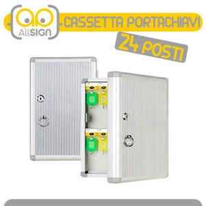 CASSETTA PORTACHIAVI 24 GANCI condominio arredo armadio casa chiavi oggetti box - Foto 1 di 1