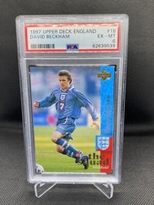 Upper Deck England 1998 - ROOKIE David Beckham 1997 #18 - EX-MT PSA 6