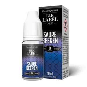 Nikotinsalz Liquid GermanFlavours Black Label Saure Beeren 10ml Beeren Mix Berry - Bild 1 von 7