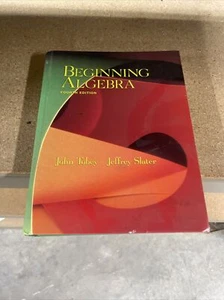BEGINNING ALGEBRA By John Tobey & Jeffrey Slater - Hardcover Excellent Condition - Picture 1 of 4