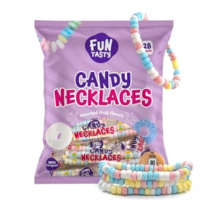 Funtasty Candy Necklaces - 21 Ounce Bag (28 Count) - Party Favors - Fruit Flavor - Picture 1 of 6