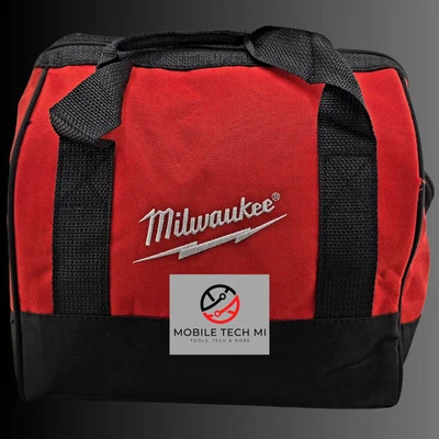 NEW Milwaukee M12 M18 Contractor Tool Bag 11" x 10" x 8" Case Small Medium Size - Image 1 of 4