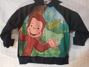 Curious George 12M Toddler Zip Up Hoodie - Picture 1 of 5