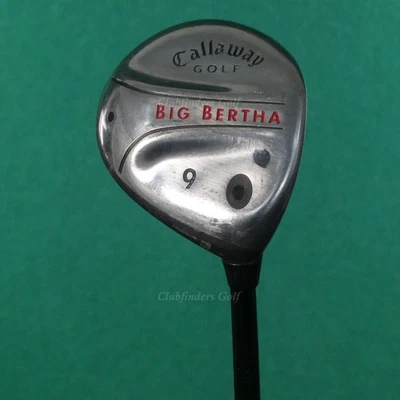 RARO Callaway Big Bertha 2004 Fairway 9 madera fábrica RCH 75w grafito firme Foto 1 de 4