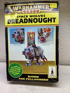 Warhammer 40k Space Wolves BJORN THE FELL-HANDED Metal OOP Complete In Box BD753 - Picture 1 of 6