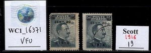 WC1_16371. ITALY COL.:LIBIA. Dealer stock 1912 ovpt. stamp. Sc. 19. Used - Picture 1 of 1