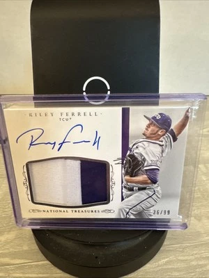 2015 Panini National Treasures College -  Signatures Riley Ferrell #RF /99  - Image 1 of 2