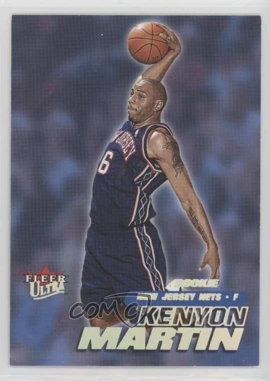 2000-01 Fleer Ultra Rookie /2999 Kenyon Martin #203 Rookie RC - Image 1 of 2