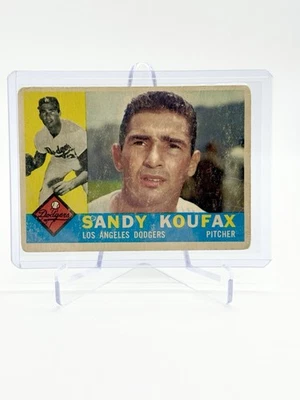 1960 Topps Sandy Koufax #343 - Dodgers Foto 1 de 4