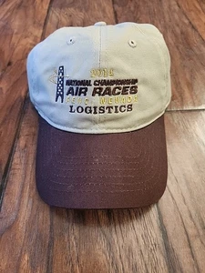 Reno Air Races 2014 Logistikmütze braun/hellbraun verstellbarer Riemen hinten - Bild 1 von 6