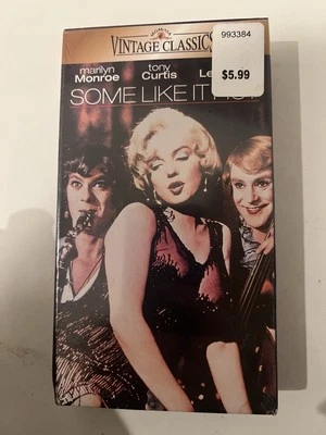 SOME LIKE IT HOT (1959) VHS BILLY WILDER MARILYN MONROE JACK LEMMON NEW SEALED! Foto 1 de 3