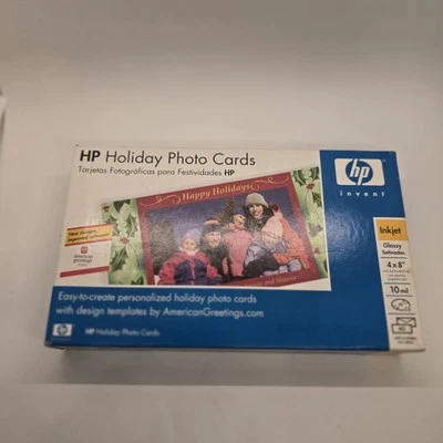 HP Holiday Photo Cards Q8015A Inkjet Glossy Printer 4x8'' 40 pack - Sealed - Image 1 of 2