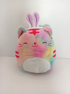 Squishmallow Plüsch Kissen Katze OSTERN Hase OHREN Batik - Bild 1 von 5
