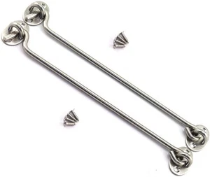 10 Inch Cabin Hook Eye Latch Wind-Proof Lock Shed Stainless Steel Gate Door W... - Picture 1 of 7