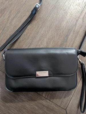 Bolso Bandolera David Jones Negro 9" X 6". Foto 1 de 4