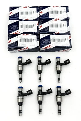 原始设备制造商 6 件燃油喷射器 12634126 Fit 凯迪拉克雪佛兰 GMC 别克 2012-2024 3.6L — 第 1/4 张图片