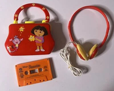 Dora The Explorer Portable Cassette Player With Headphones C66141  - image 1 of 4