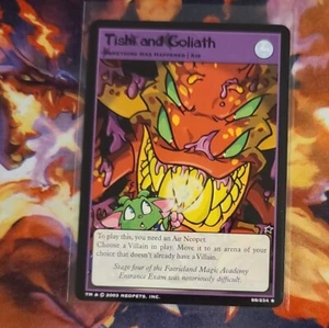 NEOPETS TISHI AND GOLIATH RARE BASE SET 88/234 WOTC VINTAGE MINT CONDITION VHTF! - Picture 1 of 2