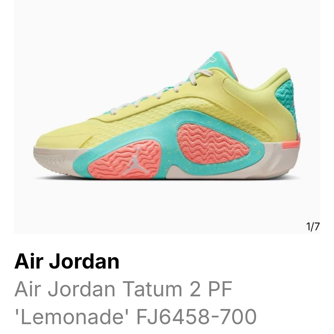 Jordan Tatum 2 Lemonade for Sale | Authenticity Guaranteed | eBay