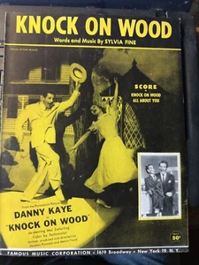 H 1954 DANNY KAYE Movie Sheet Music KNOCK ON WOOD - Picture 1 of 1