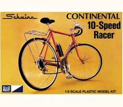 Schwinn Continental 10-Speed Bicycle MPC915 in Red 1/8 scale plastic model T48 - Image 1 of 4