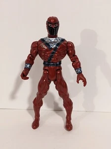 2001 Sunco Red Ninja 5.5" Articulating Action Figure Ciber Cyber 3640 - Picture 1 of 4