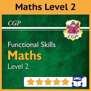 Functional Skills Maths Level 2 Study & Test Practice | CGP | with Answers NEW - Picture 1 of 7