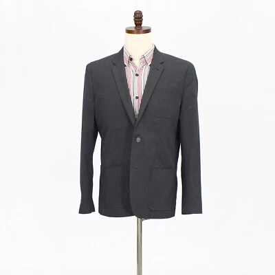 Abrigo Blazer Chaqueta Original Penguin 40R Gris Deportivo Algodón Sólido 2B Foto 1 de 4