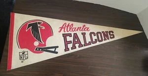 Vtg 60s ATLANTA FALCONS Felt Pennant NFL, Father's Day  - Bild 1 von 4