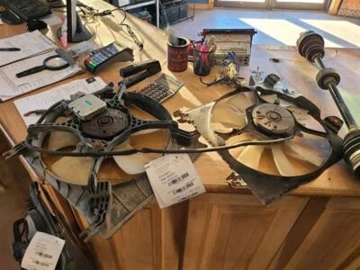 Conjunto de ventilador de radiador motor ventilador radiador 6 cilindros compatible con 00-05 ECLIPSE 1676181 Foto 1 de 4