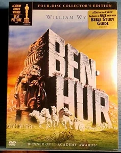 Ben-Hur (4-DVD Disc Set, Collectors Edition & Book) Charlton Heston BEST PICTURE - Picture 1 of 9