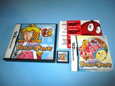 Super Princess Peach (Nintendo DS) Lite DSi XL 3DS 2DS w/Case, Manual & Inserts
