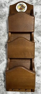 Vintage Goodwood Spice Of Life Wood Letter Mail Key Holder Wall Hanging - Picture 1 of 9