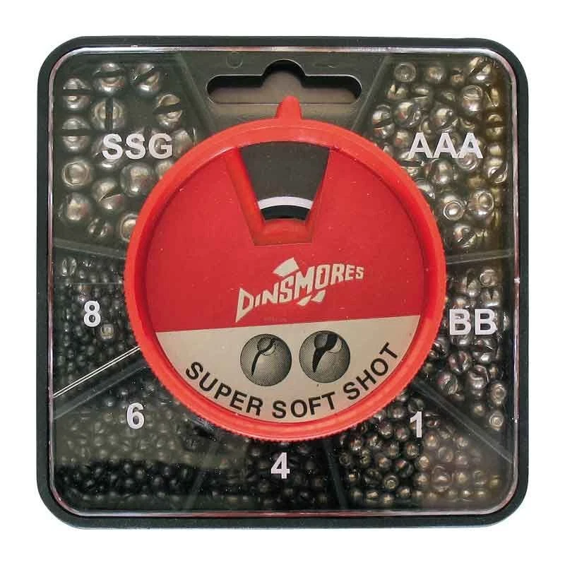 "DINSMORES" super weiches Bleischrot, Softblei, Klemmblei, Schrotblei