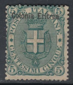 Italy Eritrea n.3 - cat. 330$ - MH* - Picture 1 of 2