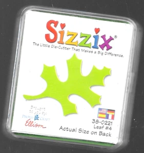 Sizzix Medium Die Leaf Oak 38 0221 Provo Craft NEU - Bild 1 von 8