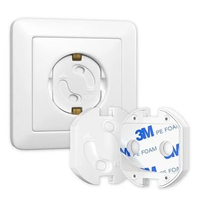 Hoffenbach Steckdosensicherung mit Drehmechanik 20x - Kindersicherung für Steckd