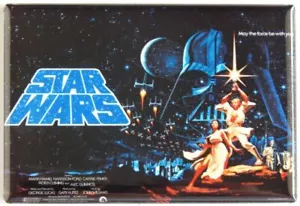 Star Wars MAGNET 2"x3" Kühlschrank Spind Film Poster Bild 1 - Bild 1 von 3