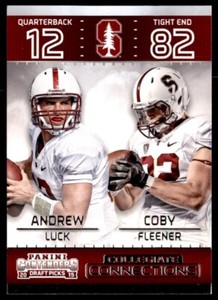 2015 Panini Contenders Draft Picks Collegiate Connections Andrew Luck/Coby