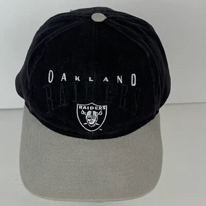 Gorra de colección Oakland Raiders con tirantes dos tonos negra gris plata hechizada - Imagen 1 de 12